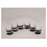 Belfor "Exquisite"Crystal Black Base High Ball Set