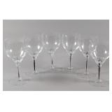 Belfor "Exquisite"Crystal Black Stem Water Goblets