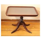 Antique Mahogany Coffee Table w Removable Tray