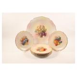 Bavaria, Germany Porcelain Dessert Set