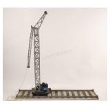 20th Century Tinplate Railway Construction Crane