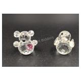 Swarovski &  Iris Arc Crystal Miniture Figurines