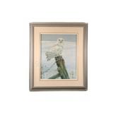 Robert Bateman, Snowy Owl Framed Print