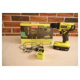 18v Ryobi 3/8" Variable Drill, Battery & Charger