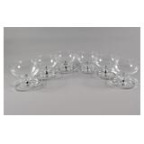 Belfor "Exquisite" Crystal Black Stem Dessert Set