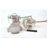Logistina Stainless Pots & Strainer