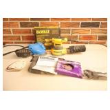 5" Dewalt Orbital & Mastercraft Detail Sander