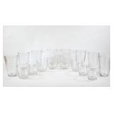 16 PC Everyday Drinking Glasses - Two Sizes