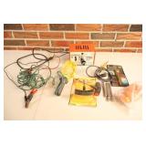 Battery Charger, Work Light, Tire Gauges +