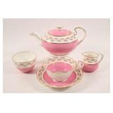 Aynsley Bone China Tea Set w Cream & Sugar