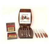 Mid-Century Teak Bar Ware Tool Set,