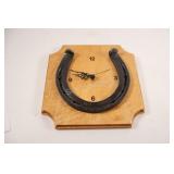 VTG Hand Crafted Horse Shoe Wall Clock