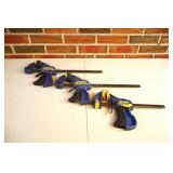 Set of 3 Irwin Quip-Grip Clamps