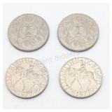 1977 United Kingdom Silver Jubilee Crown Coins
