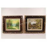 Mid- Century Original Signed Landscape Artwork
