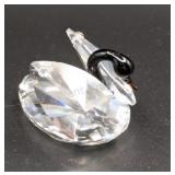 Swarovski Crystal Swan w Black Neck