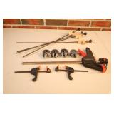 Assorted Perimeter, Corner & Quick Clamps