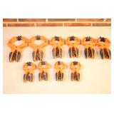 Set of 10 Hand Spring Clamps