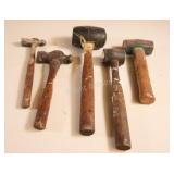 Collection of Ball-Peen Hammers & Rubber Mallets