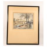 Impressionistic Parisian Seine River Original Art
