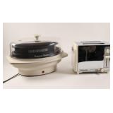 Rival Automatic Steamer / Rice & Chrome Toaster