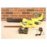 18v Ryobi 18" Hedge Trimmer & Blower w Battery