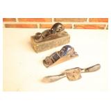 Two Block Planes and Spoke Shave Plane
