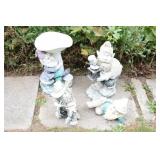 Weathered Resin Whimsical Garden Gnomes