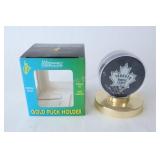 New Sealed  Autographed Allan Stanley Leafs Puck