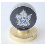New Sealed  Autographed Bï¿½rje Salming Leafs Puck