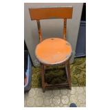 VTG Metal Garage Chair