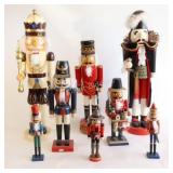 Large Collection of Wooden Nutcrackers