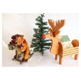 Christmas Wooden Decor & Table Top Tree Decor