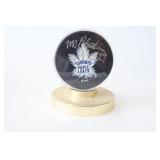 New Sealed  Autographed, Mike Palmateer Leafs Puck