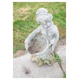 Weathered Concrete VTG Garden Statures