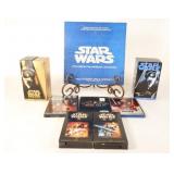 "Star Wars" Vinyl, VHS & DVD Collection Sets