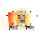 Mid-Century Modern Electric Party Coffee Makers.