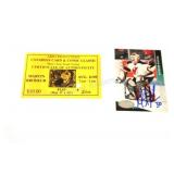 Autographed Hockey Card - Martin Brodeur