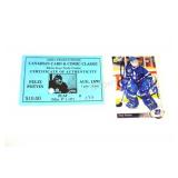 Autographed Hockey Cards - Felix Potvin,