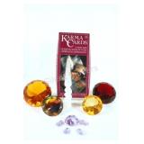 Collection of Assorted Crystals, Glass &  Book