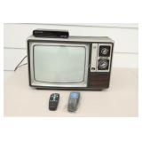 1984 Belcor Television w Digital Converter Box