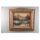 J. W. Foster Signed on Board Artwork