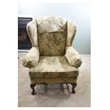 Classic Queen Anne High Back Wing Chair