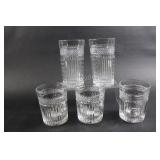 Heavy High Low Ball Glasses
