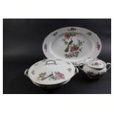 Epiag Bone China Peacock Serving Dishes