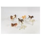 Bone China Hand Painted Mid Century Horses