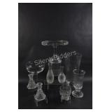 Victorian Pedestal Cake Plate,Candle Holders,Vases