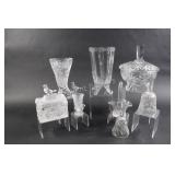 EAPG & Pressed Glass Lidded Trinket Boxes