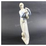 Lladro, Made in Spain Lady Figurine wtih Bird