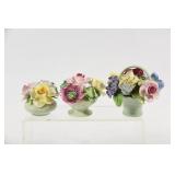 Bone China Floral Bouquet Set